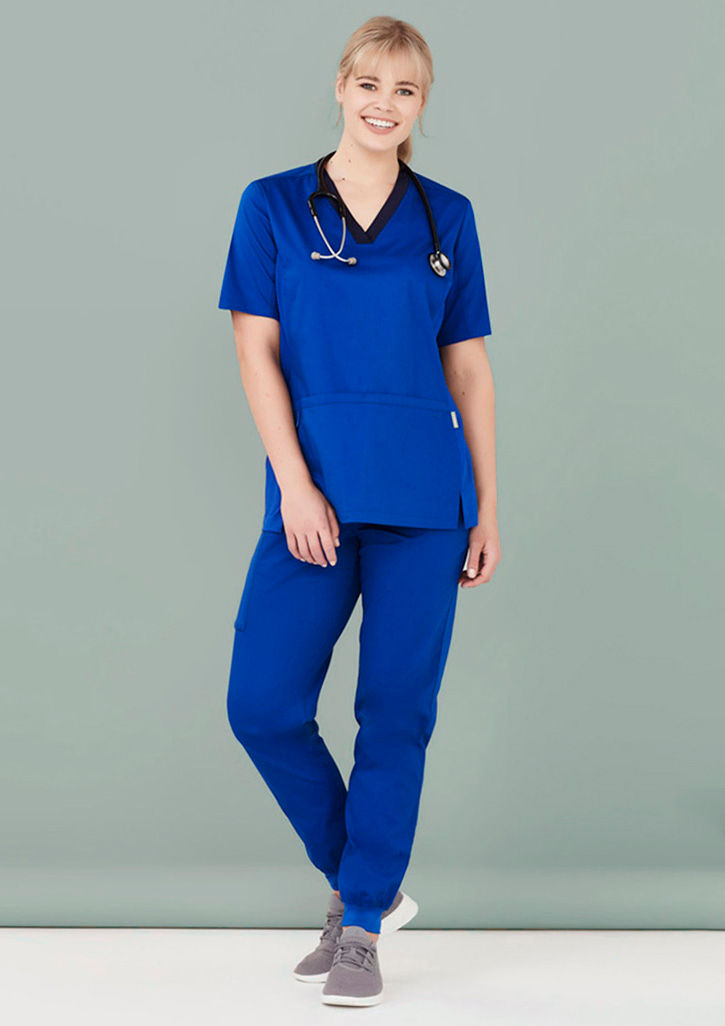 Thumbnail: Women's Riley Stretch Scrub Top by Biz Care