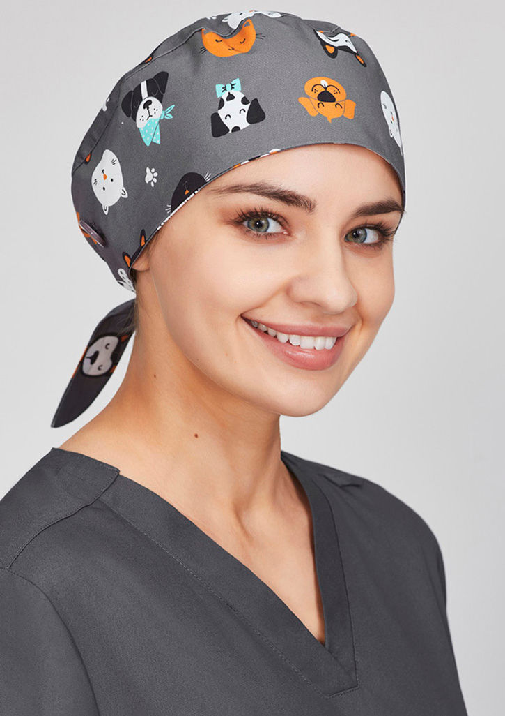 Thumbnail: Unisex Printed Scrub Cap by Biz Care