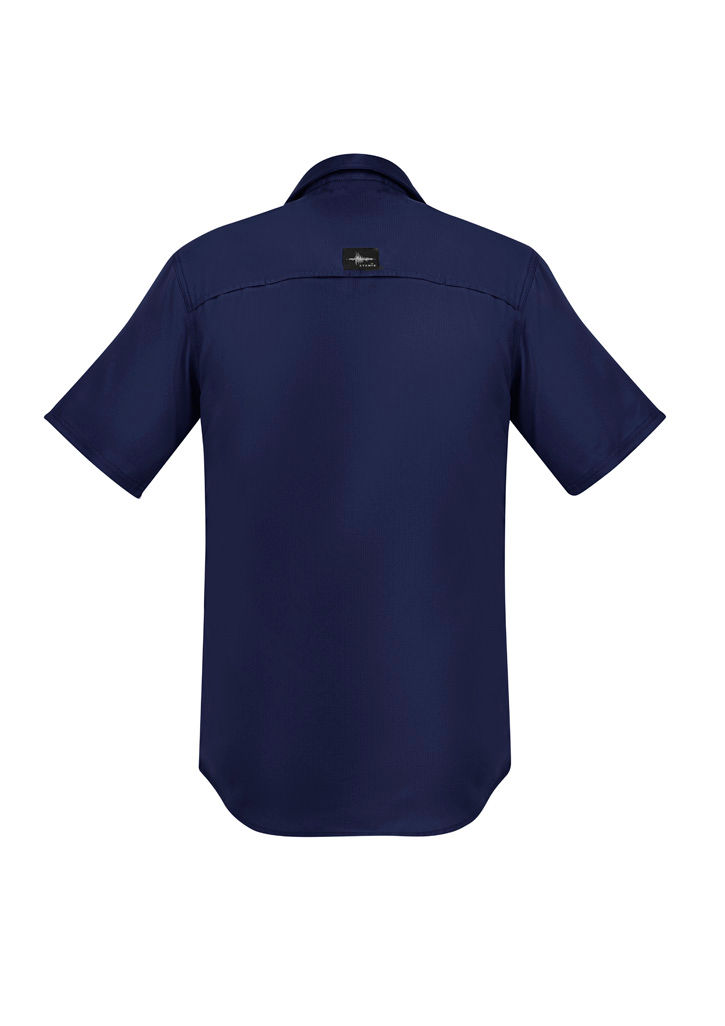 Thumbnail: Men's Outdoor Short Sleeve Shirt ZW465 by Syzmik