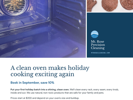 A clean oven makes holiday cooking exciting again