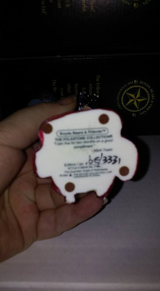 Thumbnail: Boyds Bears and Friends Ms Fries....the guardian angel of waitresses