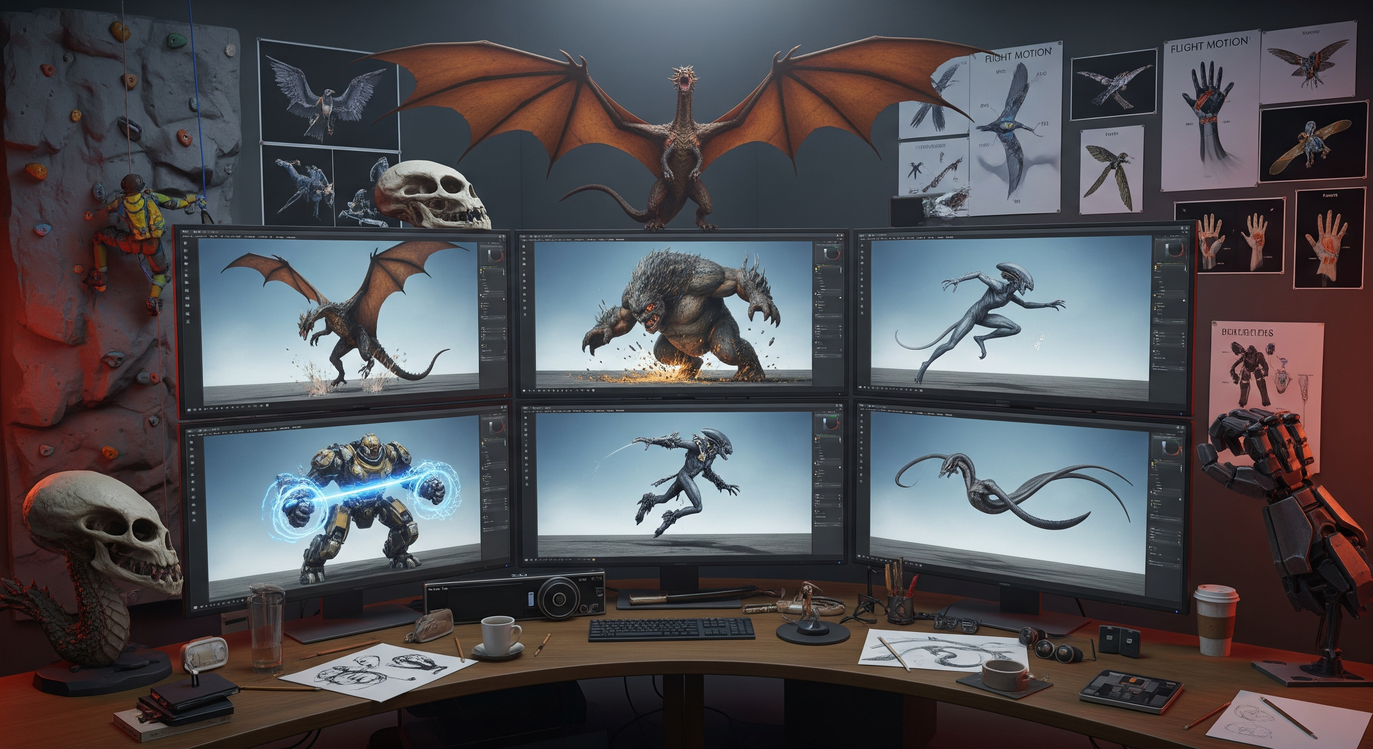 Creature rigging and movement library planning for engine-ready gameplay animation