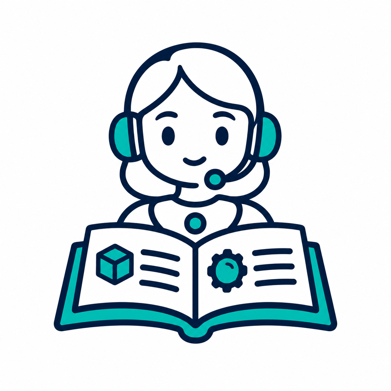 Prepare the Knowledge — conceptual illustration for AI Customer Service Avatar