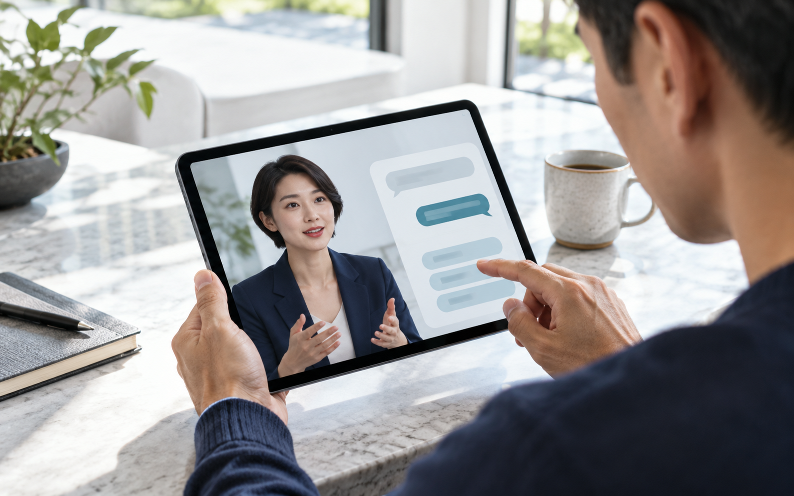 Product discovery — conceptual illustration for AI Sales Avatar