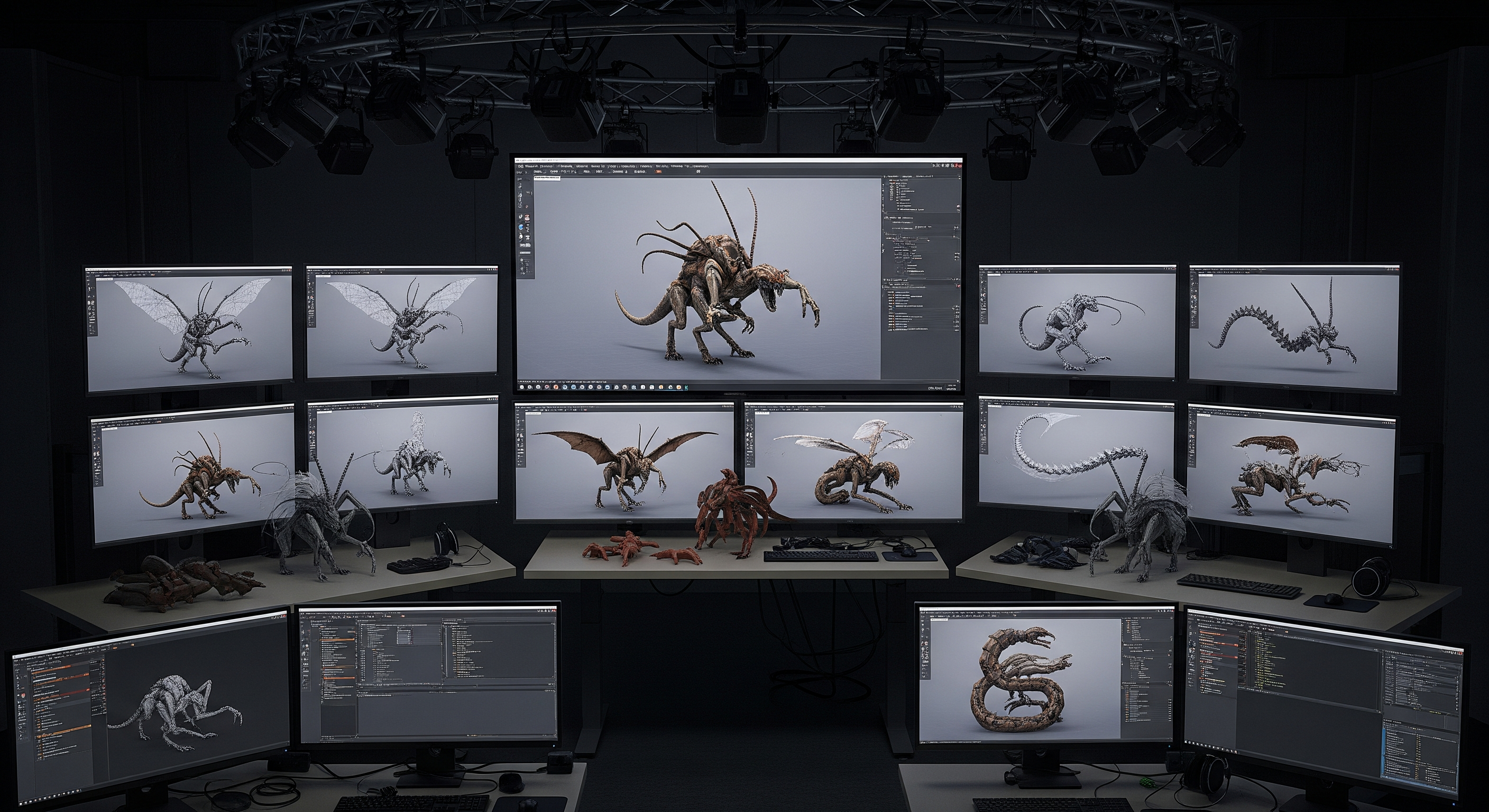 Engine-ready creature animation testing for combat, traversal, and non-human movement