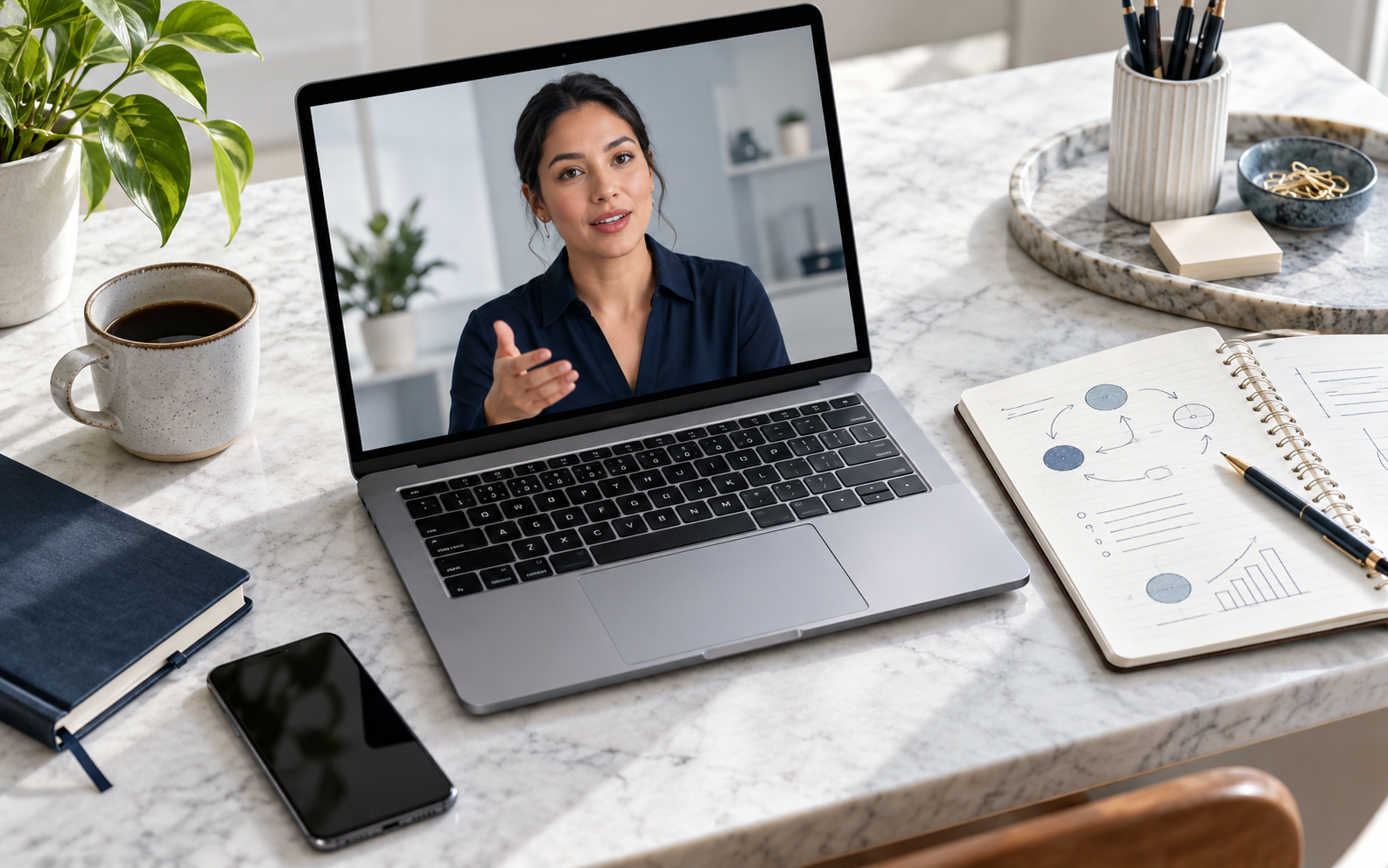 Offer explanation — conceptual illustration for AI Sales Avatar