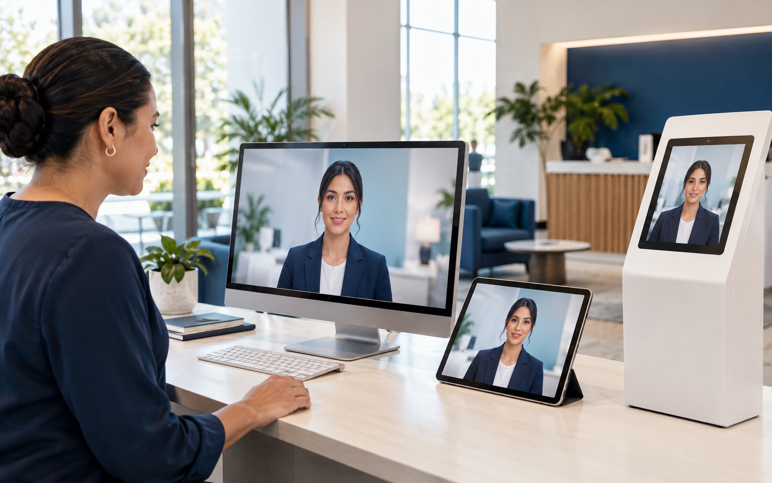 Plan the Deployment Around Your Audience — conceptual illustration for AI HR Assistant Avatar