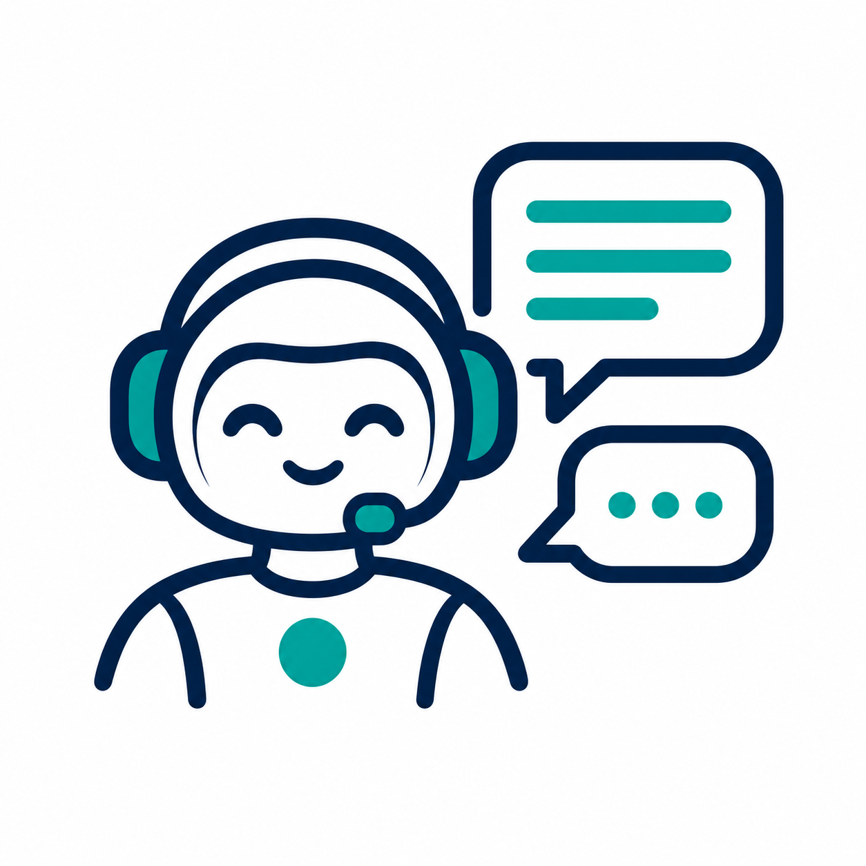 Test Real Customer Questions — conceptual illustration for AI Customer Service Avatar