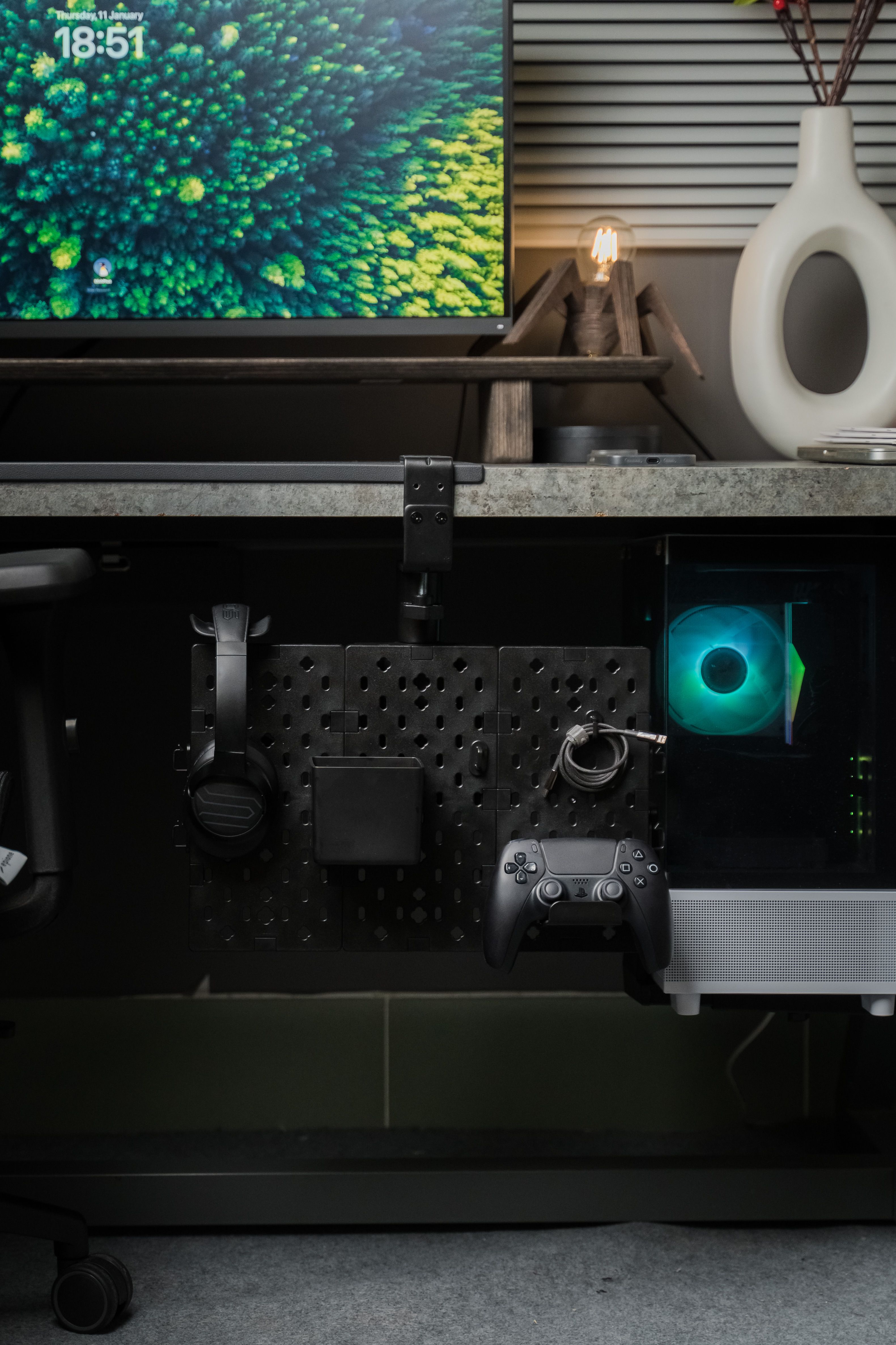 Game development workstation used to plan a 3D game environment