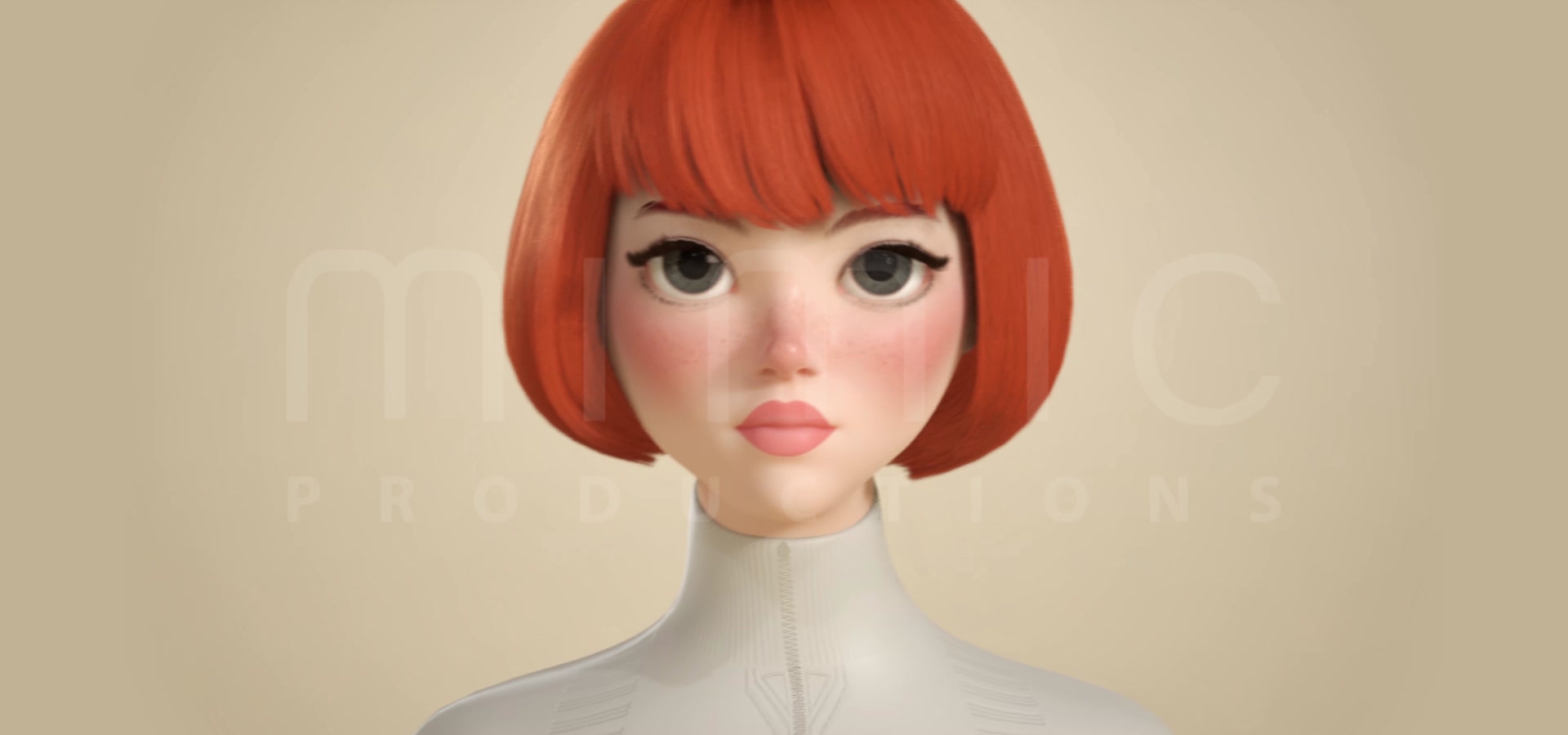 Cartoon Kai AI-powered animated music video character by Mimic Cartoon