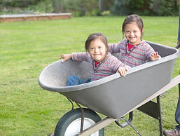 Twin Girls Playing