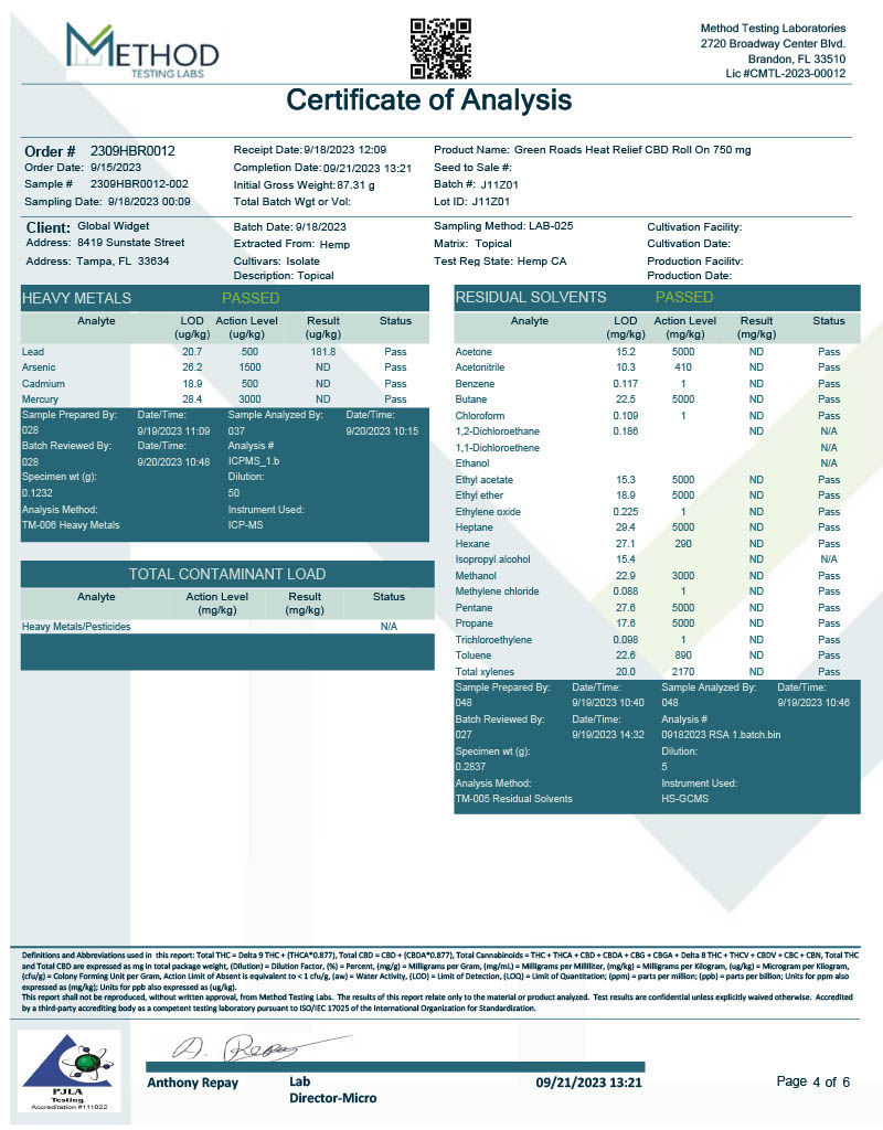 Thumbnail: Heat Relief CBD Roll-On - 750mg