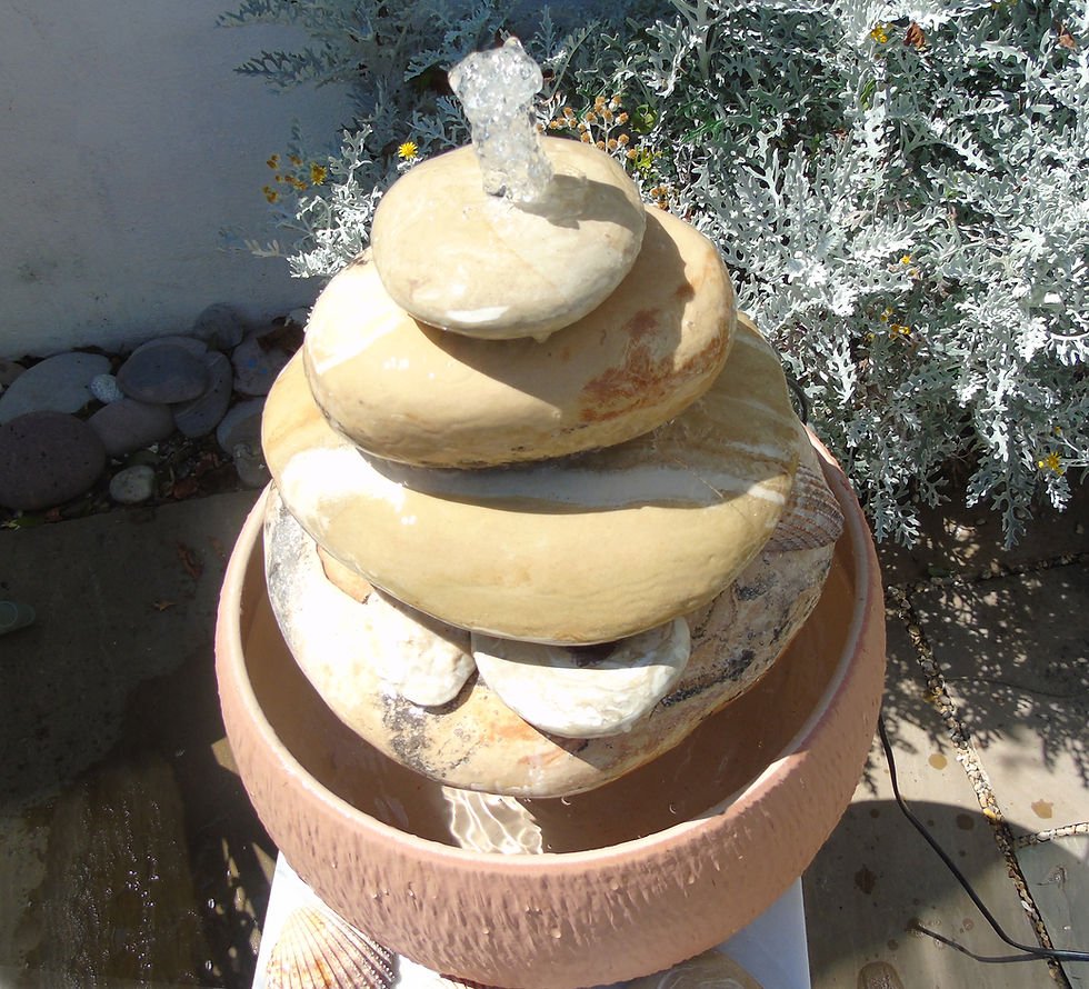 Thumbnail: Pebble Water Sculpture