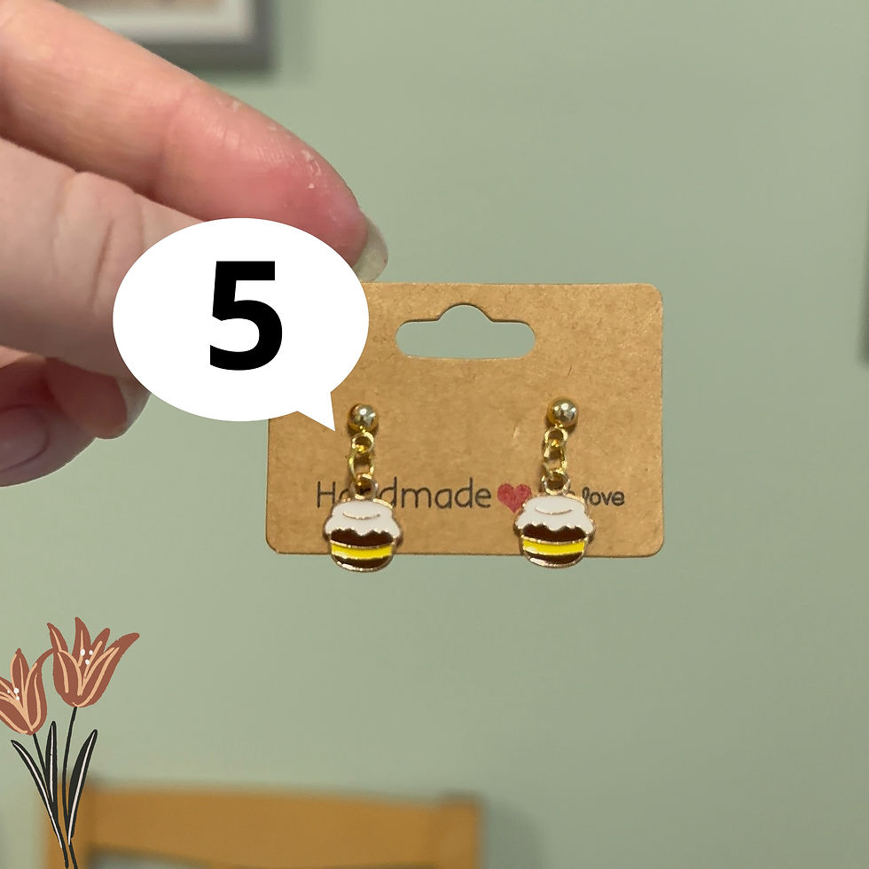 Thumbnail: 🌟 **Bee-utiful Bee stud Earrings for Sale! 🐝** 🌟