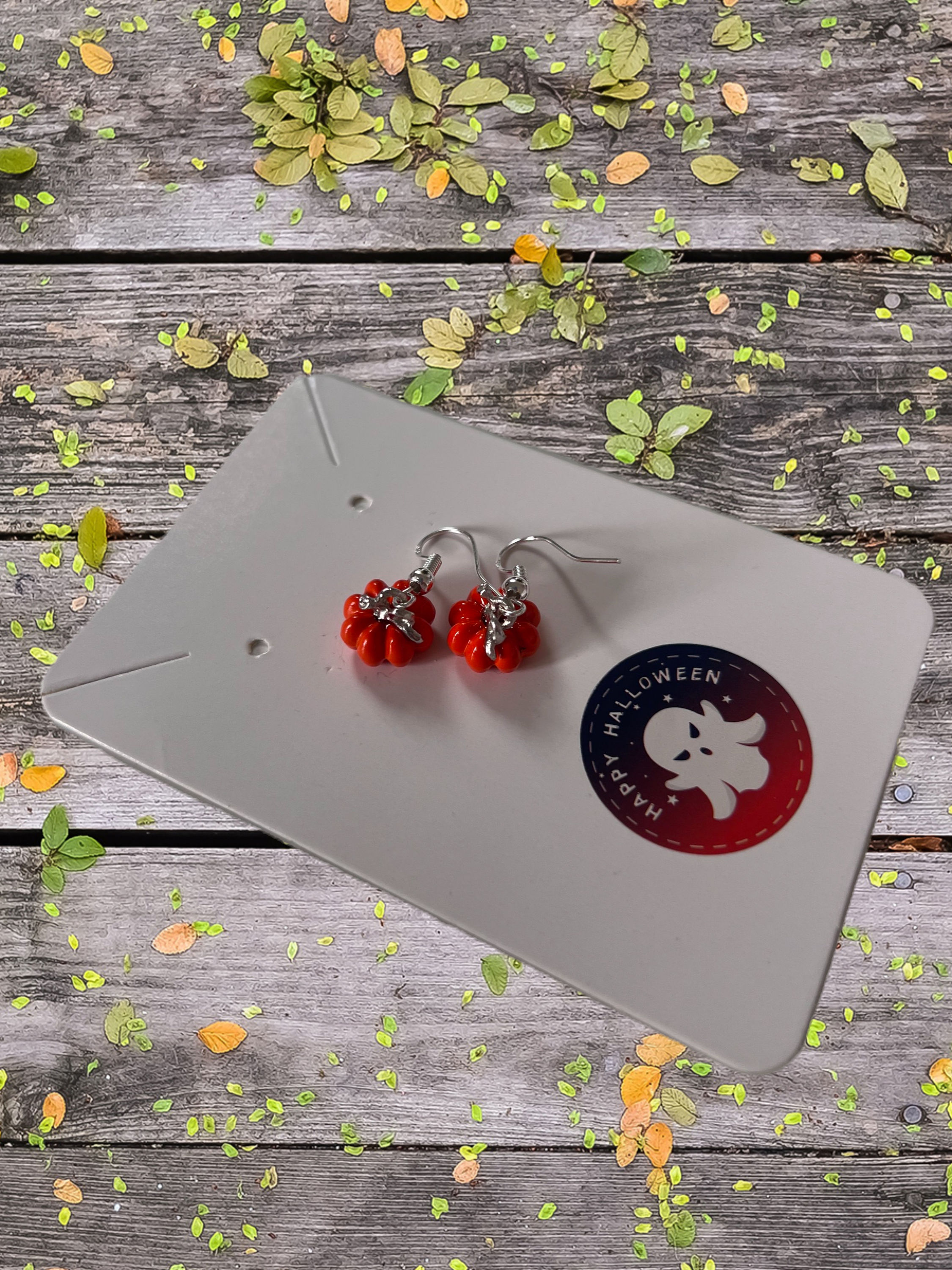 Cute Pumpkin charm earrings