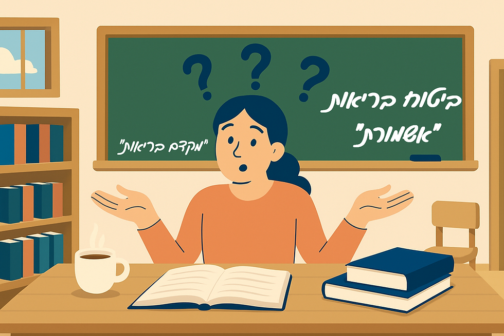 ביטוח בריאות למורים הסתדרות המורים - אשמורת - מקדם בריאו