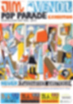 Plakat zur Ausstellung "Pop Parade" von Jim Avignon in der Kunsthalle Pfaffenhofen