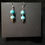 Thumbnail: Sterling and Blue Crazy Lace Agates Bead Drop Earrings
