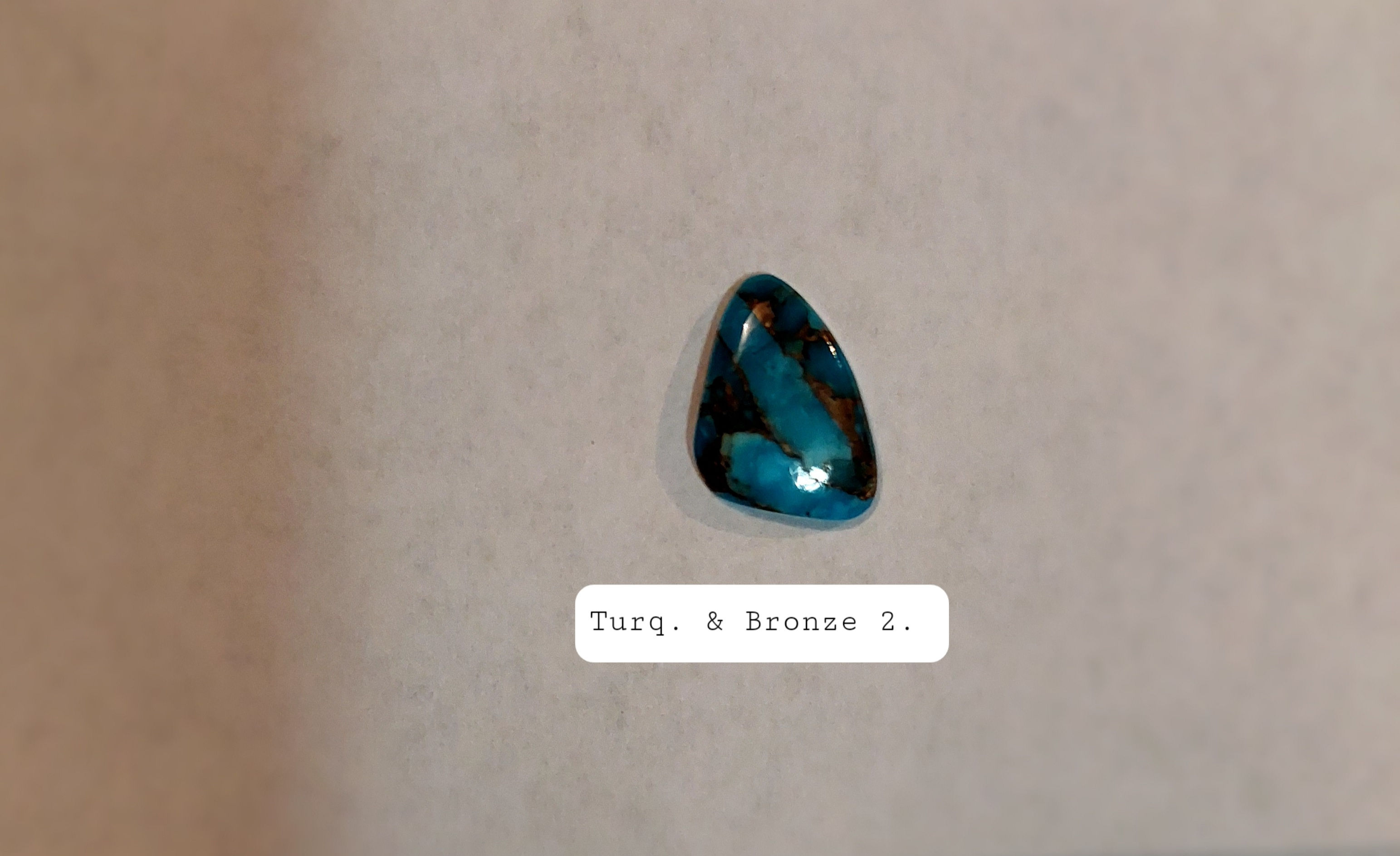 Matrix 2. Blue Turquiose & Bronze