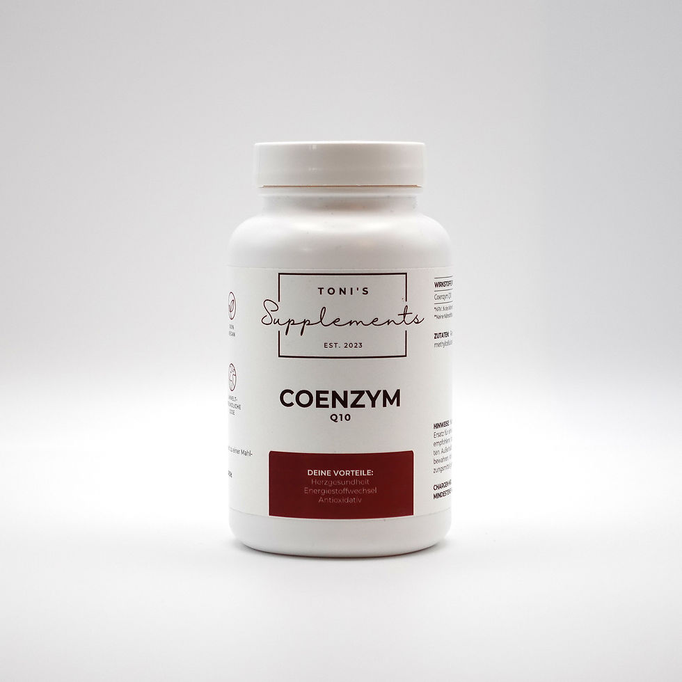 Toni's Supplements Coenzym Q10 120 Kapseln orange Dose 120mg vegan Österreich