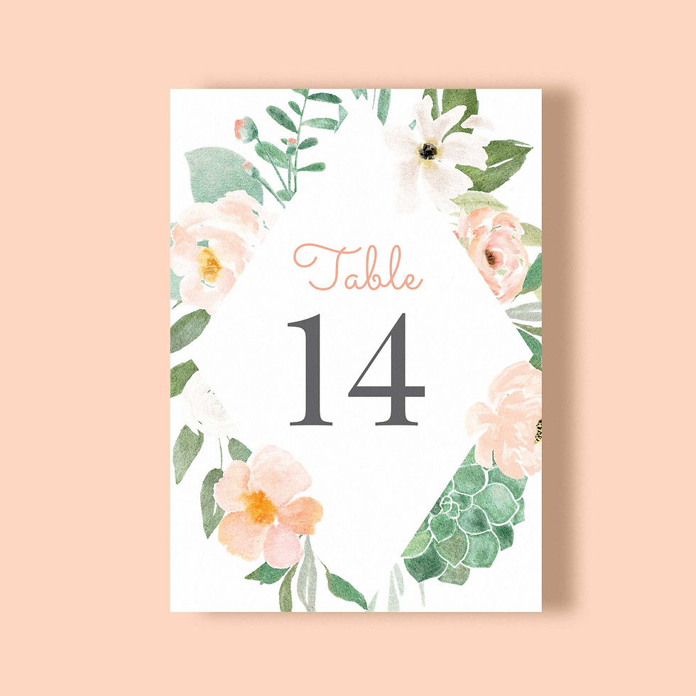 Thumbnail: Table Number Ideas