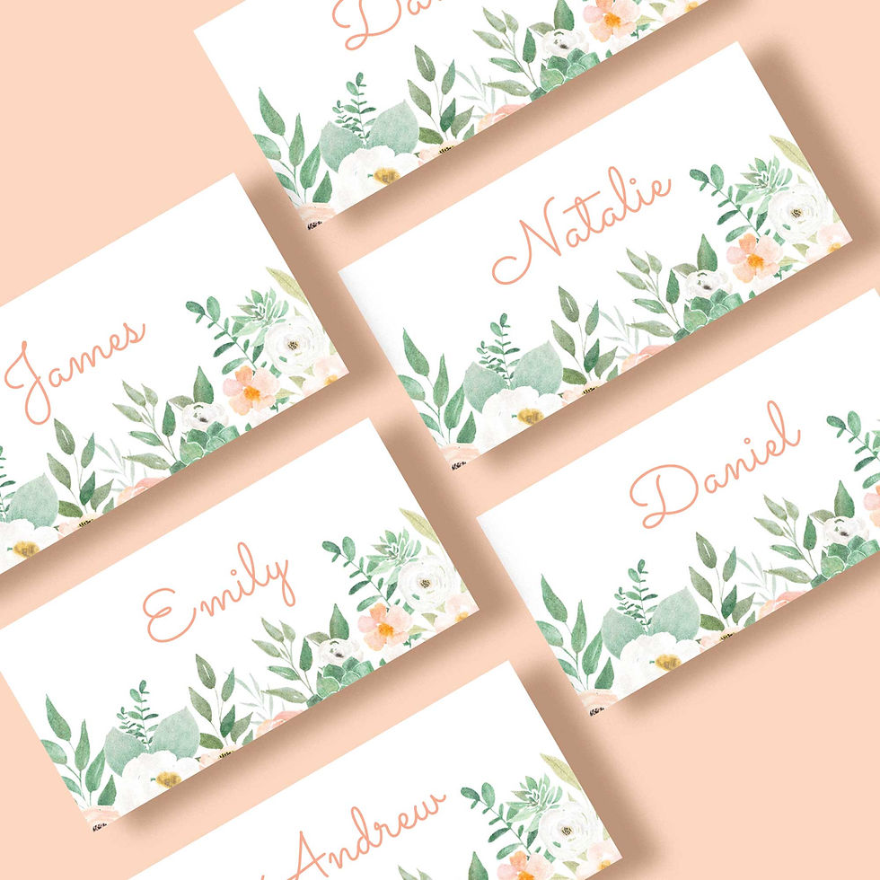 Thumbnail: Name Cards for Wedding
