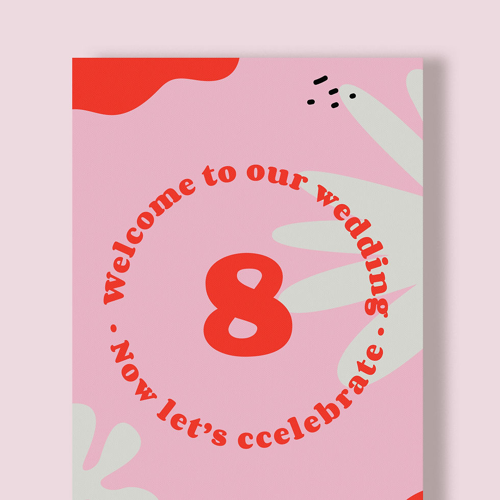 Thumbnail: Tropical Retro | Table Numbers