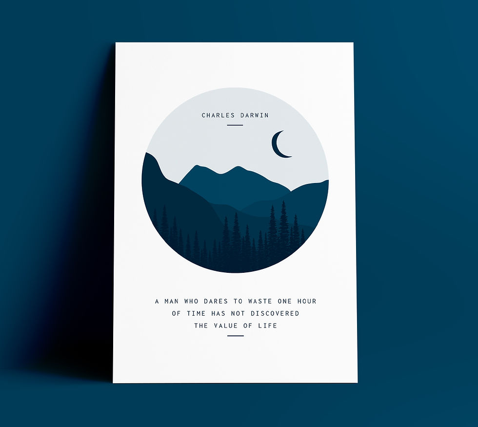 Charles Darwin Art Print, Science Art, Quote Print, Science Print, Charles Darwin Quote Poster, Literary Print