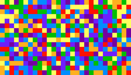 Dezesseis por dezesseis sub-píxeis se agitam em cores vivas, intensa e alegres e forma aleatória e energeticamente vivas - esta é a PIXEL ADOLESCENTE.