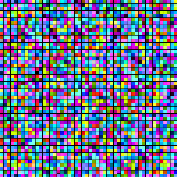 A PEQUENINA PIXEL existe pela formação de cinquenta e um por cinquenta e um pixel que parecem mais estar trabalhando em ci, em um paz tremenda, alterando de cores, como se alterasse de funciones, em um processamento que parece fluir perfeitamente sem qualquer interferência.