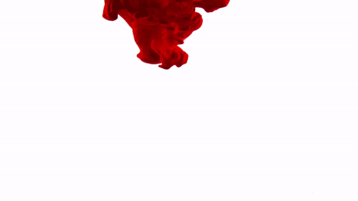 Trata-se de um arquivo tipo-gif, em câmera lenta, onde tinta vermelha é lançada para cima, e dança no ar – está animação representa o fogo e é fundo das minhas expressões manuais. 