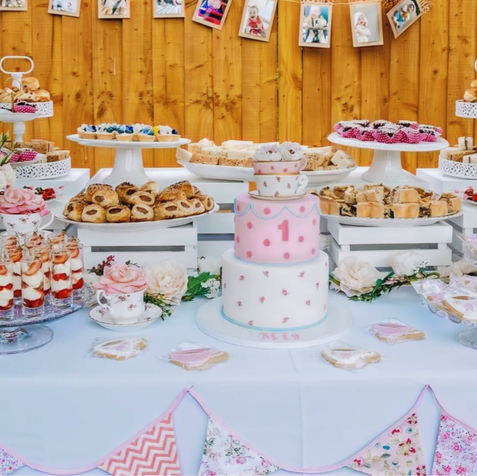 1st Birthday Tea Buffet