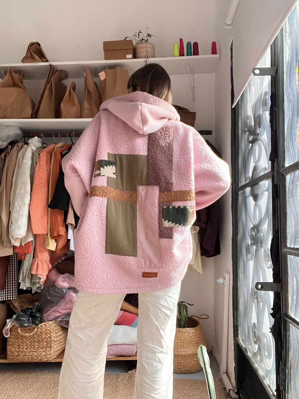 Miniatura: CAMPERA COLLAGE PRIM ROSA