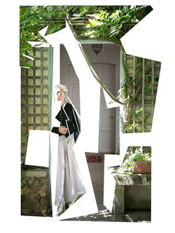 Photo Cut Portrait of Agnes B, Photo by Aurelie Jacques