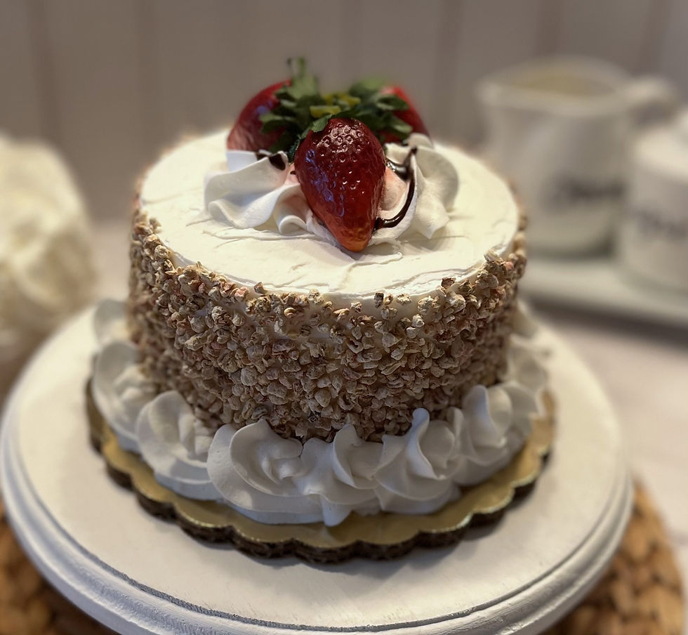 Thumbnail: Dezicakes Fake Cake Strawberry Cheesecake