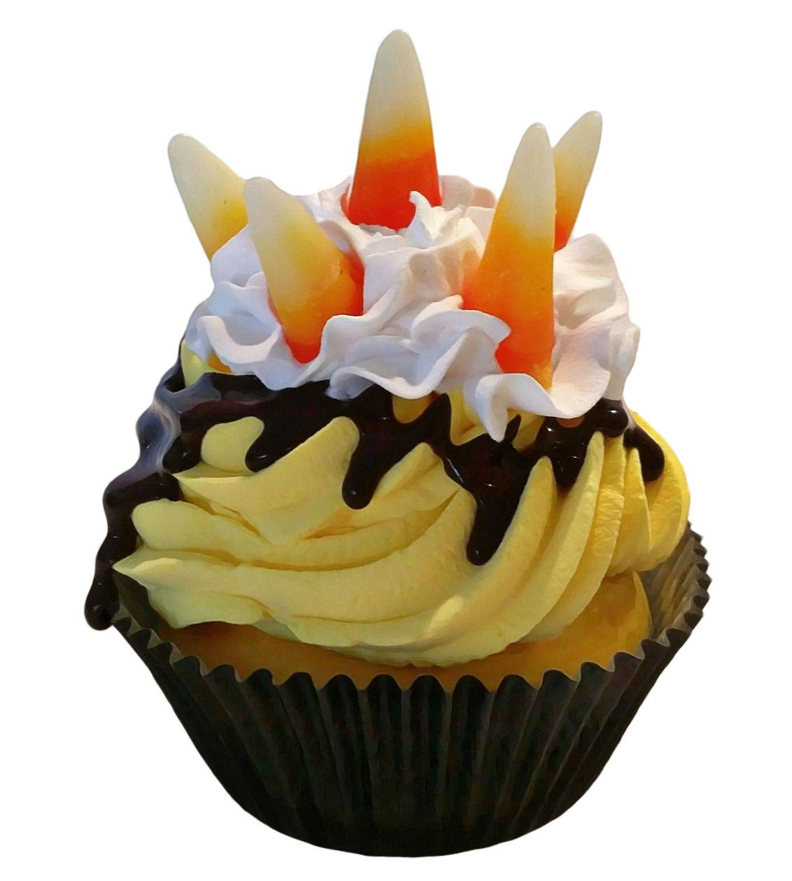 Candy Corn Fake Cupcake