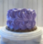 Thumbnail: Dezicakes Fake Cake Lavender Rosette Cake