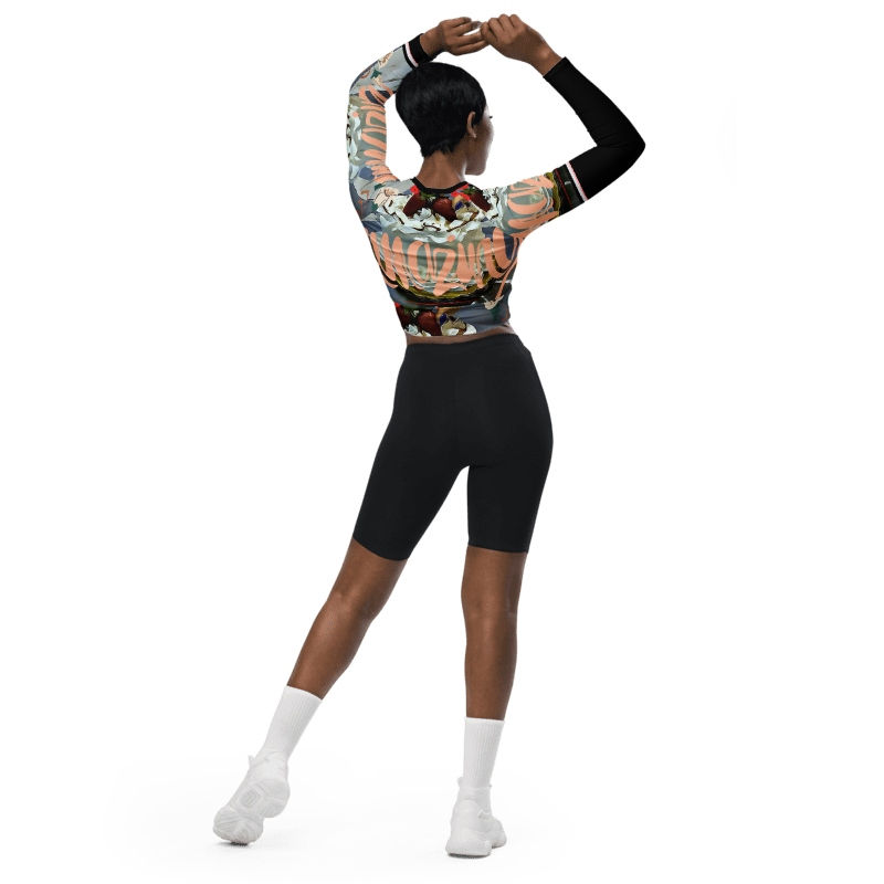 Thumbnail: Dezicakes Cake Inspired Long Sleeve Crop Top