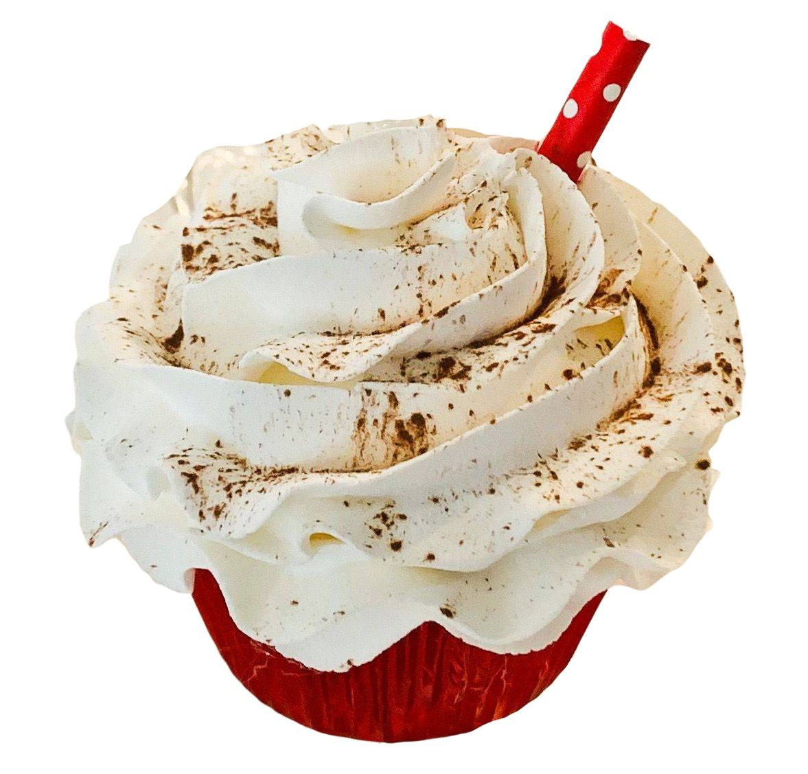 Cinnamon Eggnog Fake Cupcake