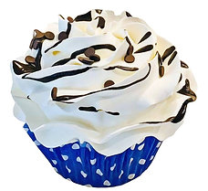 Chocolate Chip Fake Cupcake