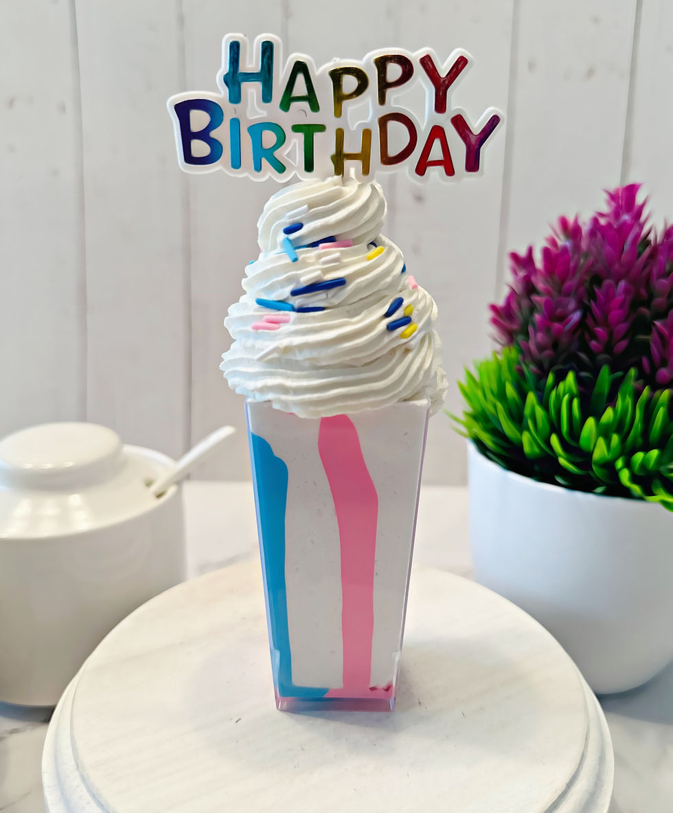 Thumbnail: Pink Birthday Pudding Shot (4.5"x1.5")
