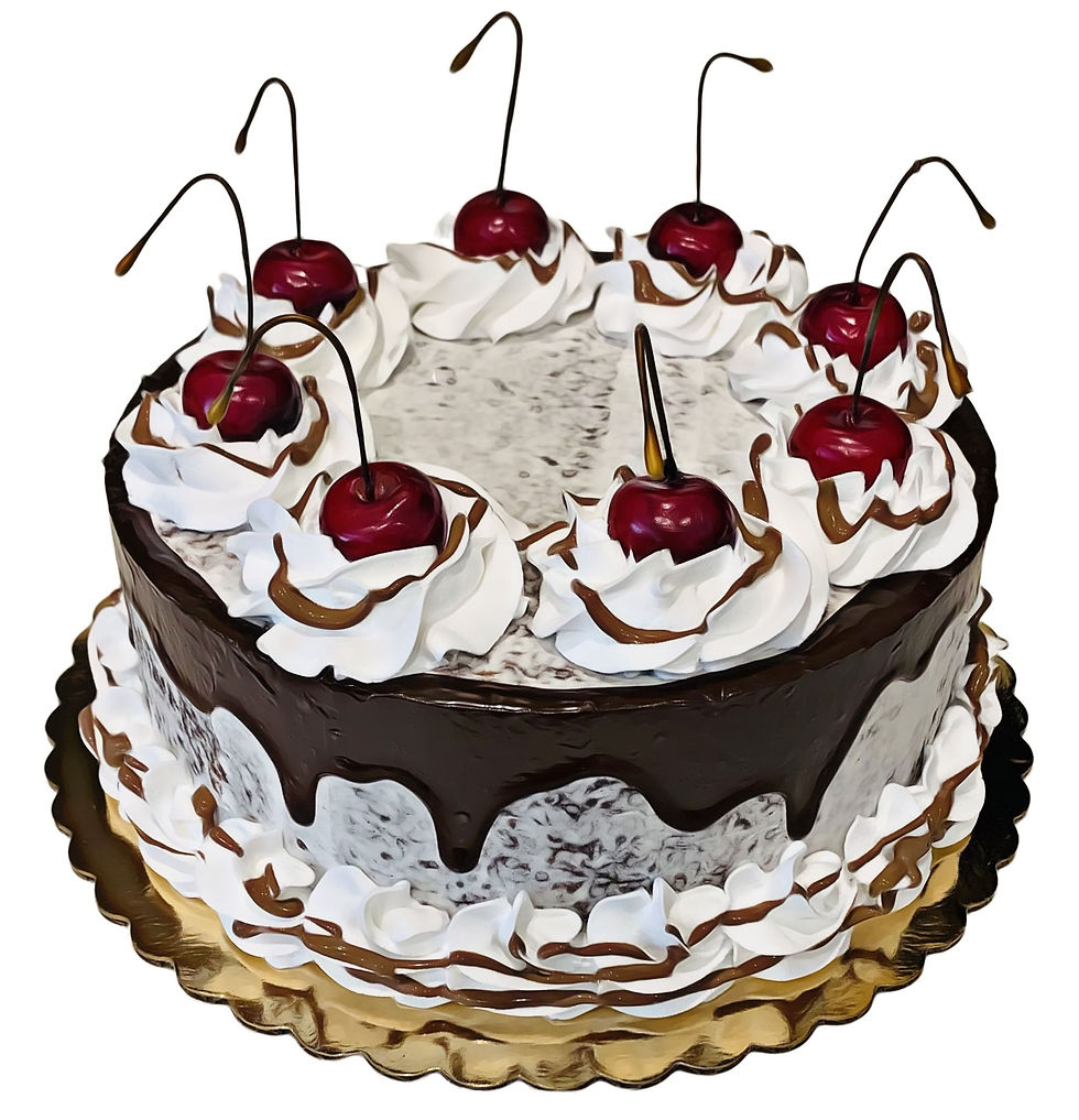 Dezicakes Black Forest Cherry Fake Cake
