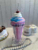 Thumbnail: Cotton Candy CraziShake Parfait Fake Milkshake 10"x4"