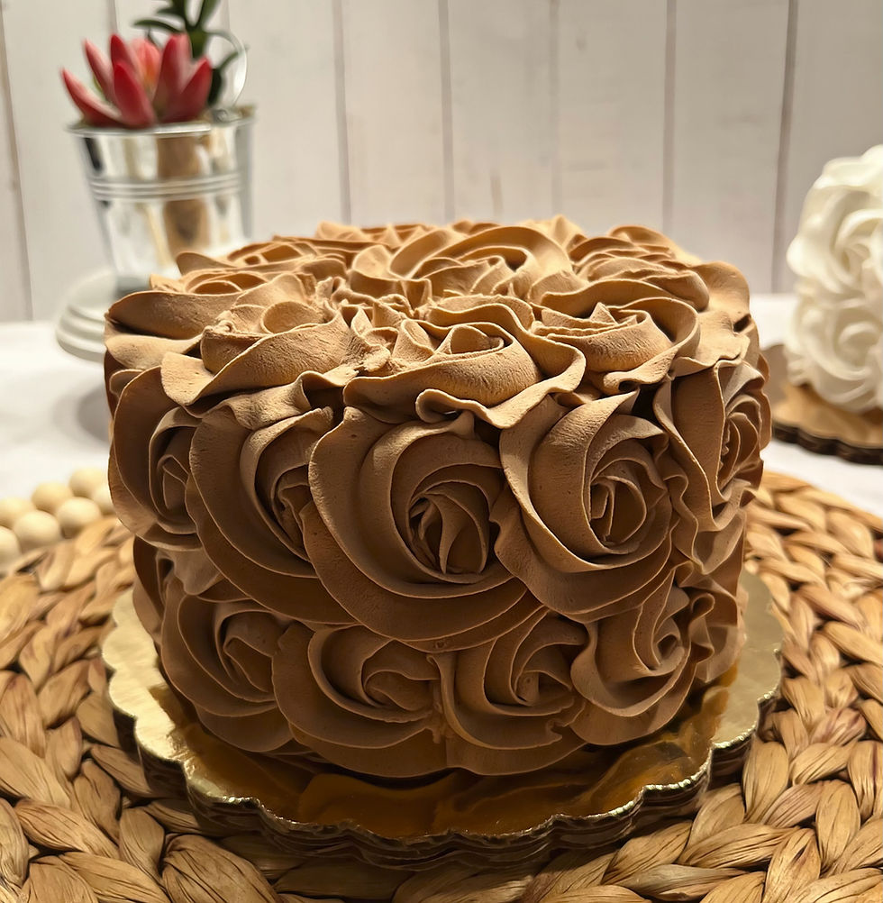 Thumbnail: Dezicakes  Fake Cake Chocolate Rosette cake