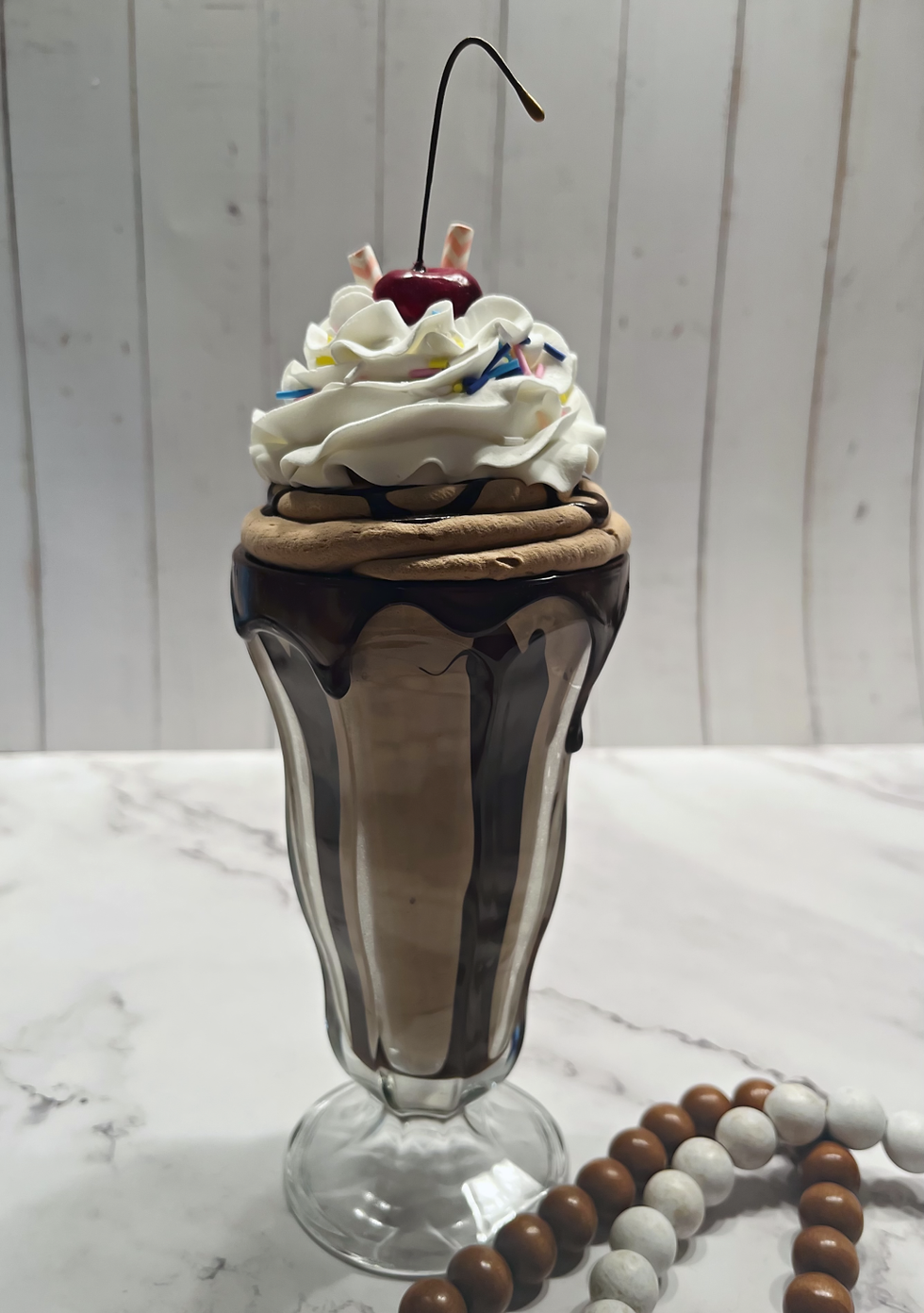 Thumbnail: Chocolate Sprinkles CraziShake Parfait Fake Milkshake 10"x4"