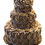 Thumbnail: Three Tier Chocolate Rosette Fake Cake (9"x10")