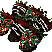 Dezicakes Christmas Fake Dipped Strawberries