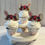 Thumbnail: (3) White Easter Bunny Fake Cupcakes 3.5"x5.5"