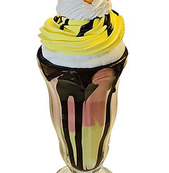 Candy Corn CraziShake Parfait Fake Milkshake 10"x4"
