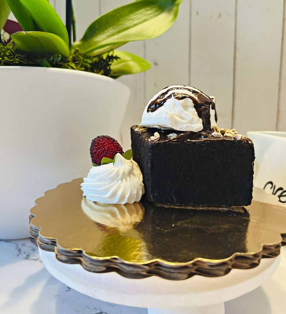 Thumbnail: Brownie w/ Ice Cream Fake Cake Slice (4"x3")